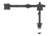 StarTech.com Desk Mount Triple Monitor Arm, Ergonomic VESA 3 Monitor Mount up to 27", Articulating & Height Adjustable Pole Mount, Tilt/Swivel/Rotate LCD/LED Screen, Desk Clamp/Grommet - Close up