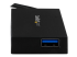 StarTech.com 4 Port USB C Hub with 4x USB-A Ports USB 3.0 (USB 3.1/3.2 Gen 1 SuperSpeed 5Gbps), USB Bus or Self Power, Portable USB Type-C to USB-A BC 1.2 Charging Hub w/Power Adapter - Close up