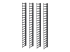 APC - Rack cable management kit - Right-angle