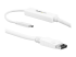 StarTech.com 9.8ft/3m USB C to DisplayPort 1.2 Cable 4K 60Hz, USB-C to DisplayPort Adapter Cable HBR2, USB Type-C DP Alt Mode to DP Monitor Video Cable, Compatible w/ Thunderbolt 3, White - Close up