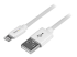 StarTech.com 2m (6ft) Long White Apple 8-pin Lightning Connector to USB Cable for iPhone / iPod / iPad - Right-angle
