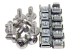 StarTech.com M6 Screws and Cage Nuts - Front