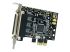 StarTech.com 4 Port PCI Express RS232 Serial Adapter Card - Left-angle
