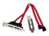 StarTech.com 2 Port Low Profile SATA to eSATA Plate Adapter (ESATAPLT2LP) - Right-angle
