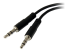 StarTech.com 3.5mm 4 Position to 2x 3 Position 3.5mm Headset Splitter Adapter - Right-angle