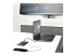 StarTech.com Single-Module Conference Table Connectivity Box-Customizable - Left-angle