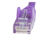 StarTech.com 100ft CAT6 Ethernet Cable, 10 Gigabit Snagless RJ45 650MHz 100W PoE Patch Cord, CAT 6 10GbE UTP Network Cable w/Strain Relief, Purple, Fluke Tested/Wiring is UL Certified/TIA - Close up