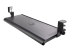 StarTech.com Under-Desk Keyboard Tray, Clamp-on Keyboard Holder, Supports up to 12kg (26.5lb), Sliding Keyboard and Mouse Drawer with C-Clamps, Height Adjustable Keyboard Tray - Right-angle