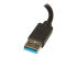 StarTech.com USB 3.0 to Dual HDMI Adapter, 1x 4K 30Hz & 1x 1080p, External Video & Graphics Card, USB Type-A to HDMI Dual Monitor Display Adapter Dongle, Supports Windows Only, Black - Close up