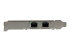 StarTech.com Dual Port PCI Express (PCIe x4) Gigabit Ethernet Server Adapter - Left side