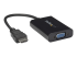 StarTech.com HDMI to VGA Video Adapter Converter with Audio for Desktop PC / Laptop / Ultrabook - Left-angle