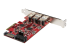 StarTech.com 5-Port USB PCIe Card, 10Gbps USB 3.1 Gen 2 PCIe Card w/ 1x USB-C & 2x USB-A, 1x 2 Port IDC (Internal 5Gbps USB Header Expansion), USB C PCIe Card, PCI Express USB Controller - Back