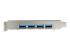 StarTech.com 4-Port USB PCIe Card - Left side