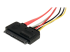 StarTech.com 12in 22 Pin SATA Power and Data Extension Cable - Close up