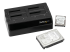 StarTech.com 4-Bay USB 3.0 to SATA Hard Drive Docking Station, USB Hard Drive Dock, External 2.53.5 SATA III (6Gbps) SSDHDD Docking Station, Hot-Swappable Hard Drive Bay - Left-angle