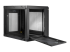 StarTech.com 2 Post 9U 19" Wall Mount Network Cabinet, Adjustable Depth 6-15" Locking IT Switch Depth Enclosure, Vented Computer/Electronics Equipment Data Rack w/ Shelf + Hook & Loop Tape - Back