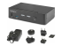 StarTech.com 2-Port DisplayPort KVM Switch, 8K 60Hz / 4K 144Hz, Single Display, DP 1.4, 2x USB 3.0 Ports, 4x USB 2.0 HID Ports, Push-Button & Hotkey Switching, TAA Compliant - Right-angle