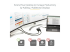StarTech.com USB 3.0 to Dual HDMI Adapter, 1x 4K 30Hz & 1x 1080p, External Video & Graphics Card, USB Type-A to HDMI Dual Monitor Display Adapter Dongle, Supports Windows Only, Black - Left-angle