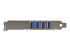 StarTech.com 4-Port PCI Express SuperSpeed USB 3.0 Controller Card with UASP - Left side