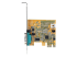 StarTech.com PCI Express Serial Card, PCIe to RS232 (DB9) Serial Interface Card, PC Serial Card with 16C1050 UART, Standard or Low Profile Brackets, COM Retention, For Windows & Linux - Top