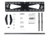 StarTech.com Low Profile TV Mount - Front