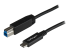 StarTech.com USB C to USB B Printer Cable - Right-angle