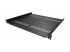 StarTech.com 2-Pack 1U Server Rack Shelf, Vented, 44lb Capacity, 16" Deep (CABSHELF116V2PK) - Right-angle