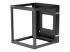 StarTech.com 12U Hinged Open Frame Wall Mount Server Rack - Right-angle