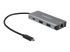 StarTech.com 3 Port USB C Hub with Gigabit Ethernet RJ45 GbE Port, 2x USB-A, 1x USB-C, SuperSpeed 10Gbps USB 3.1/3.2 Gen 2 Type C Hub Adapter, USB Bus Powered, Aluminum, Works w/TB3 - Right-angle