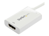 StarTech.com USB C to HDMI 2.0 Adapter with Power Delivery, 4K 60Hz USB Type-C to HDMI Display/Monitor Video Converter, 60W PD Pass-Through Charging Port, Thunderbolt 3 Compatible, White - Close up