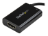 StarTech.com USB C to HDMI 2.0 Adapter with Power Delivery, 4K 60Hz USB Type-C to HDMI Display/Monitor Video Converter, 60W PD Pass-Through Charging Port, Thunderbolt 3 Compatible, Black - Close up