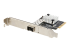 StarTech.com 10G PCIe SFP+ Card, Single SFP+ Port Network Adapter w/ Low Profile, Open SFP+ for MSA-Compliant Modules / Direct-Attach Cables (DAC), 10 Gigabit Fiber PCIe NIC Card - Left-angle