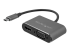 StarTech.com USB-C to VGA and HDMI Adapter - Right-angle