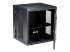 StarTech.com 12U 19" Wall Mount Network Cabinet, 16" Deep Hinged Locking IT Network Switch Depth Enclosure, Vented Computer Equipment Data Rack with Shelf & Flexible Side Panels, Assembled - Left-angle