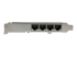 StarTech.com 4 Port PCIe Network Card - 