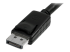 StarTech.com 3 ft / 91 cm 20 pin DP DisplayPort Extension Panel Mount Cable - Close up