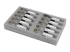 StarTech.com 10 Pack of HPE J8177C Compatible SFP Module, 1000BASE-T, SFP to RJ45 Cat6/Cat5e, 1GE Gigabit Ethernet SFP, RJ-45 (Copper) 100m, HPE 1810, 1820, 2530, Mini GBIC Transceiver - Right-angle