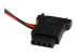 StarTech.com SATA to LP4 Power Cable Adapter with 2 Additional LP4 - Close up