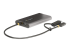 StarTech.com USB-C to Dual-HDMI Adapter, USB-C or A to 2x HDMI, 4K 60Hz, 100W PD Pass-Through, 1ft (30cm) Built-in Cable, External Video Graphics Adapter - Back