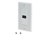 StarTech.com Single Outlet Female HDMI Wall Plate White - Right-angle