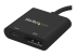StarTech.com USB C to DisplayPort Adapter with Power Delivery, 4K 60Hz HBR2, USB Type-C to DP 1.2 Monitor/Display Video Converter w/ 60W PD Pass-Through Charging, Thunderbolt 3 Compatible - Close up