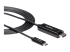 StarTech.com 6ft (2m) USB C to HDMI Cable, 4K 60Hz USB Type C to HDMI 2.0 Video Adapter Cable, Thunderbolt 3 Compatible, Laptop to HDMI Monitor/Display, DP 1.2 Alt Mode HBR2 Cable, Black - Close up