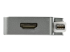 StarTech.com Aluminum Travel A/V Adapter: 3-in-1 Mini DisplayPort to VGA, DVI or HDMI - Left side