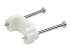 StarTech.com 100 Pack Cable Clips with Nails, Two Steel Nails, Reusable Nail-in Clamps, Brick/Drywall Cable Fasteners, Ethernet Cord/AV/Coax Cable, PE Plastic Mounting Cable Tacks, White - Back