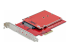 StarTech.com M.2 to U.3 Adapter, For M.2 NVMe SSDs, PCIe M.2 Drive to 2.5inch U.3 (SFF-TA-1001) Host Adapter/Converter, TAA Compliant - Left-angle