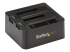 StarTech.com Dual-Bay USB 3.1 to SATA Hard Drive Docking Station, USB 3.1 (10 Gbps) Hard Drive Dock, External 2.53.5 SATA IIIIII, SSDHDD Docking Station, Hot-Swap Hard Drive Bay - Left-angle