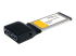 StarTech.com 2 Port ExpressCard SuperSpeed USB 3.0 Card Adapter with UASP - Right-angle