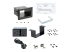 StarTech.com Conference Table Power Center with 1x CE Certified BS1363 AC Outlet & 2x USB BC 1.2, Recessed In-Table/Desk Power Strip/Charging Station for Meeting Room/Boardroom/Lab Bench - Front
