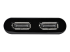 StarTech.com USB 3.0 to Dual DisplayPort Adapter 4K 60Hz, DisplayLink Certified, Video Converter with External Graphics Card - Right side