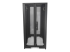 StarTech.com 25U Server Rack Cabinet, 4 Post Adjustable Depth 7" to 35" Locking Vented Mobile/Rolling Network/Data/IT Equipment Enclosure w/ Casters/Hook & Loop Dell PowerEdge, HP ProLiant - Back